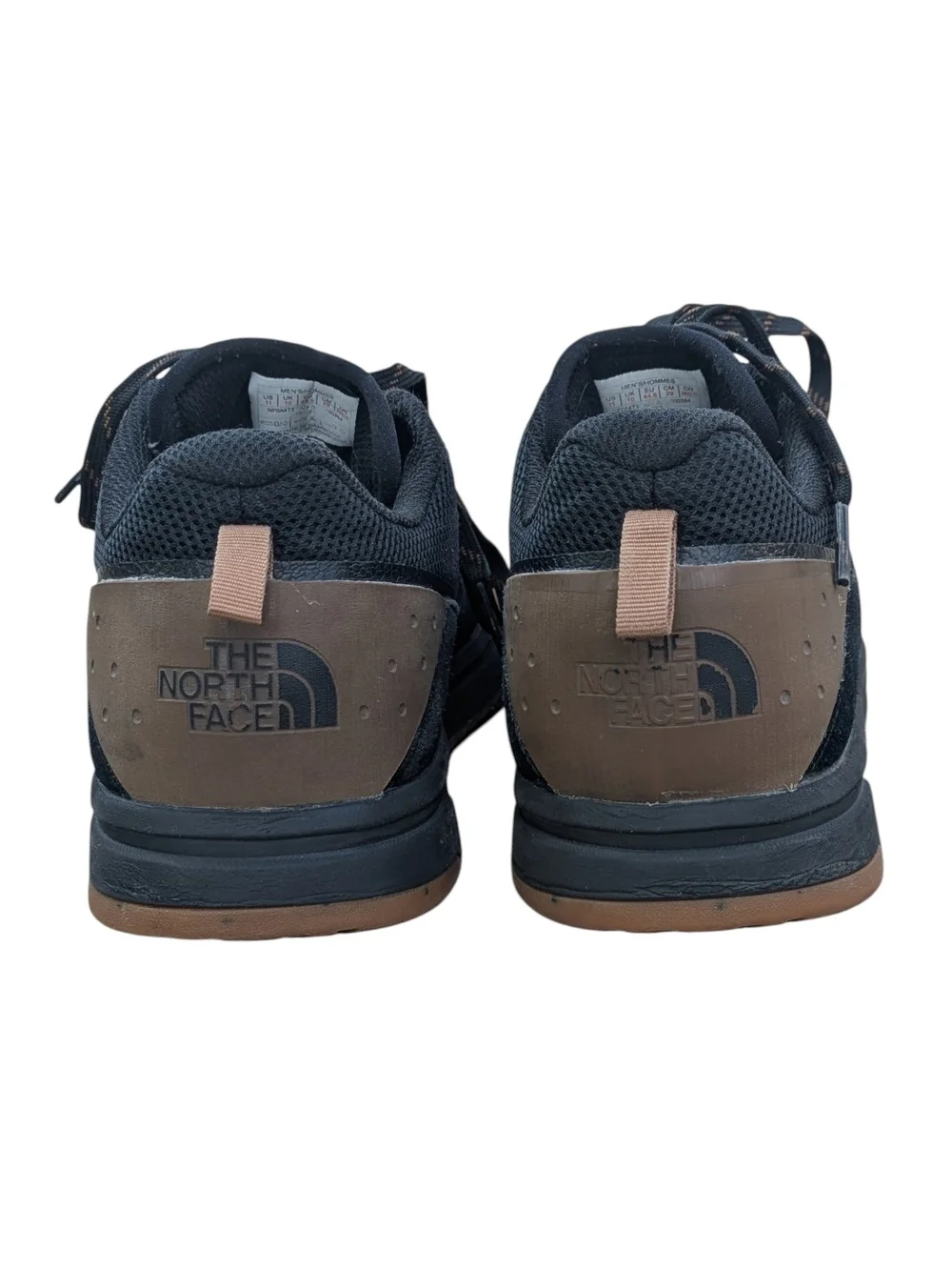 The North Face Men's Larimer Black and Gum Low-Top Sneakers